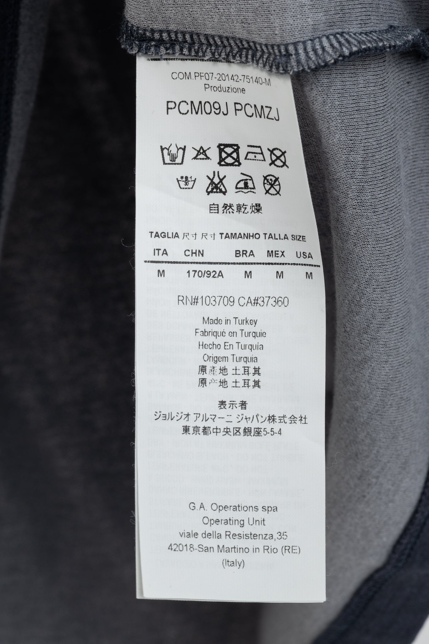 Armani Collezioni Navy-Jersey Layered-Crewneck Long-Sleeve T-Shirt