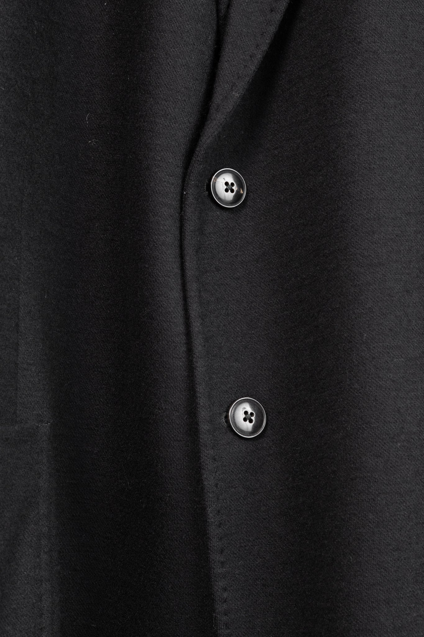 Armani Collezioni Black Wool Flannel Blazer