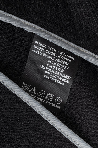 Armani Collezioni Black Water-Repellent Hidden-Hood Jacket