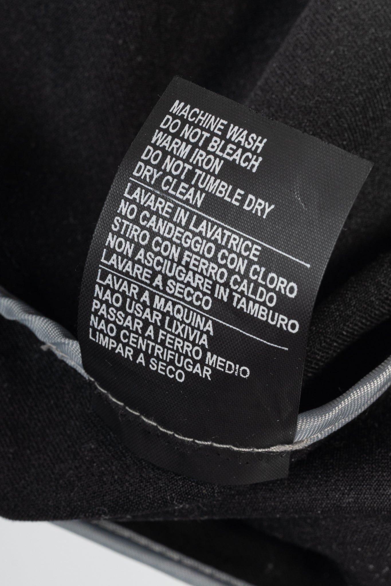 Armani Collezioni Black Water-Repellent Hidden-Hood Jacket
