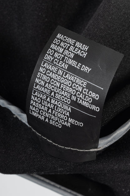 Armani Collezioni Black Water-Repellent Hidden-Hood Jacket
