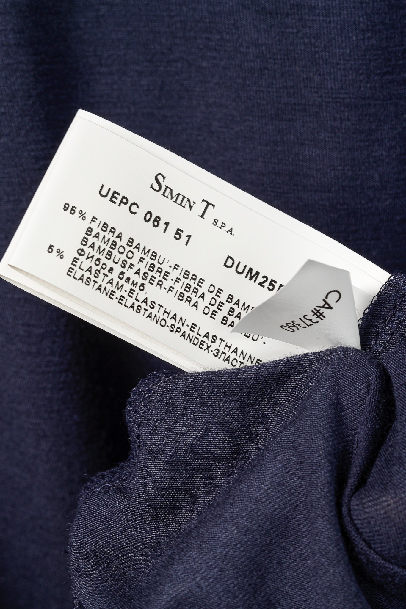 Armani Collezioni Navy Bamboo-Jersey T-Shirt