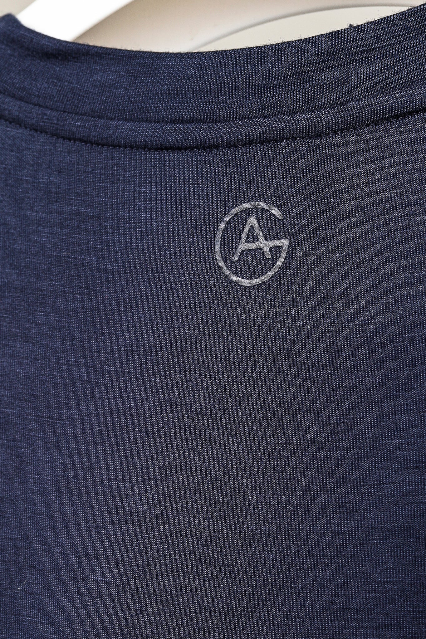 Armani Collezioni Navy Bamboo-Jersey T-Shirt