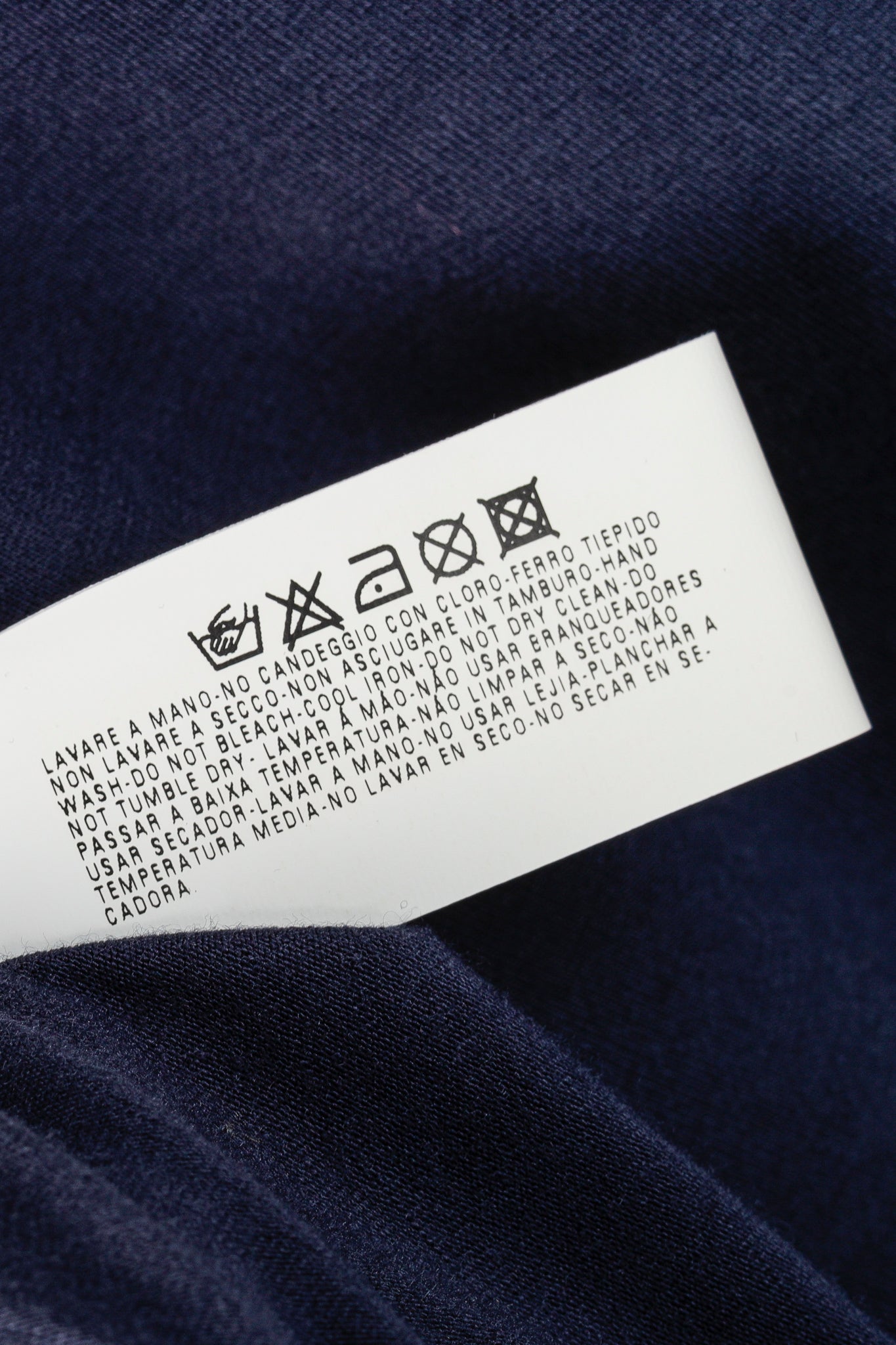 Armani Collezioni Navy Bamboo-Jersey T-Shirt