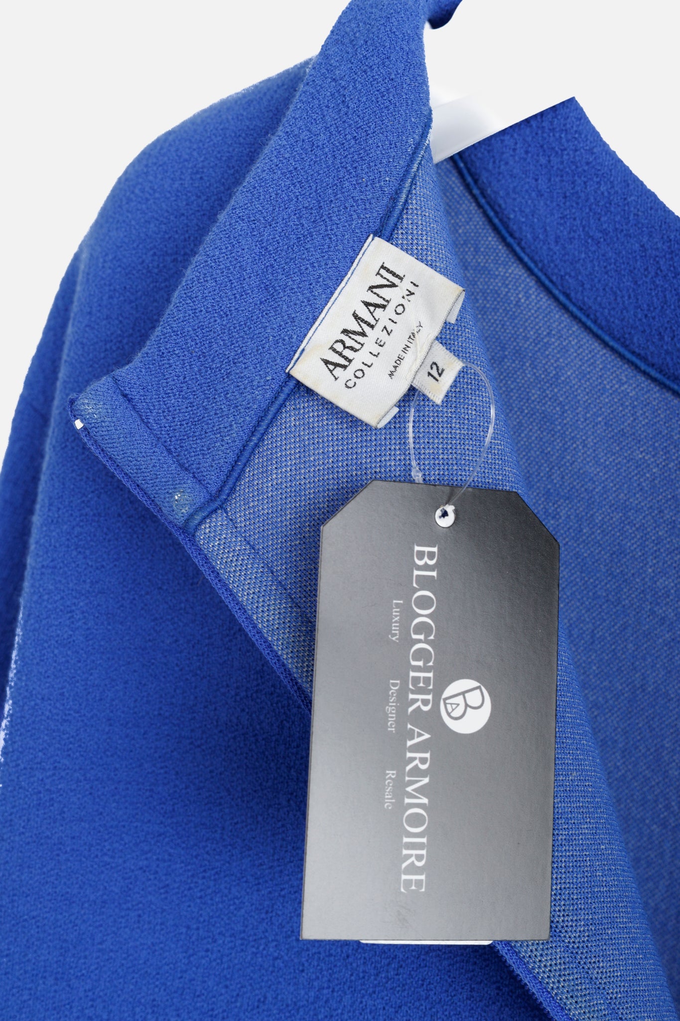Armani Collezioni Blue Empire Dress Blogger Armoire Armani Collezioni Blue Empire Dress Blogger Armoire