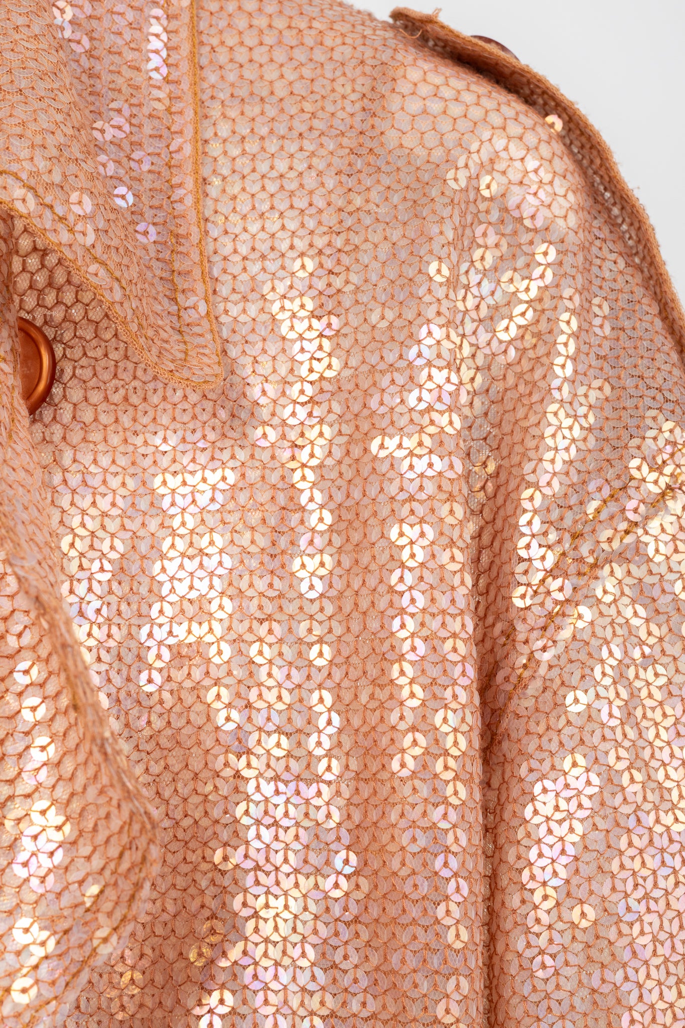 Ashish SS/19 Runway Mirage Sequined Double-Breasted Belted Trench Coat
