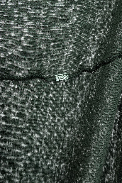 Avant Toi Overprint Green Linen Gradient T-Shirt