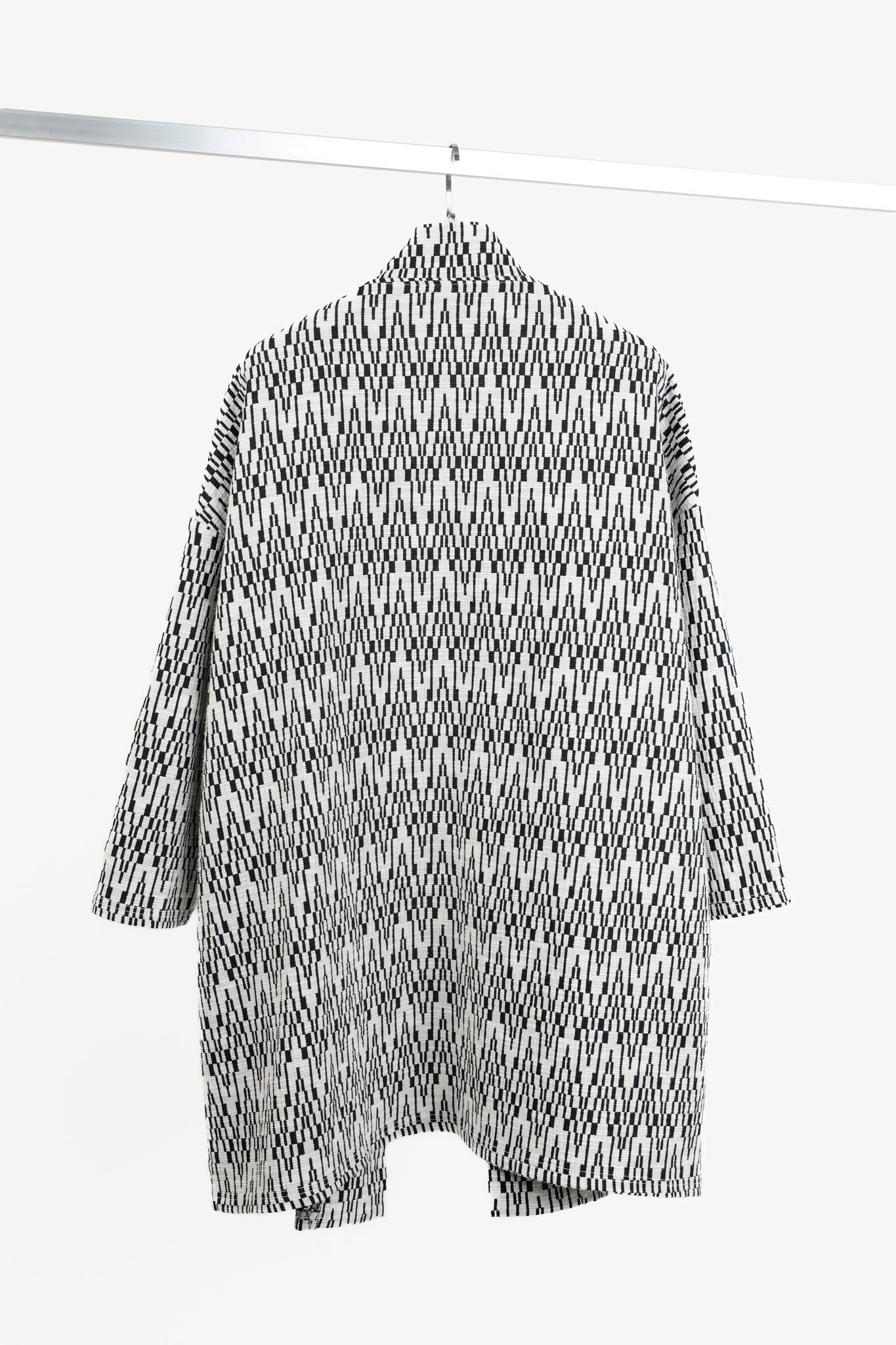 Ayrtight Black and White Duster Coat