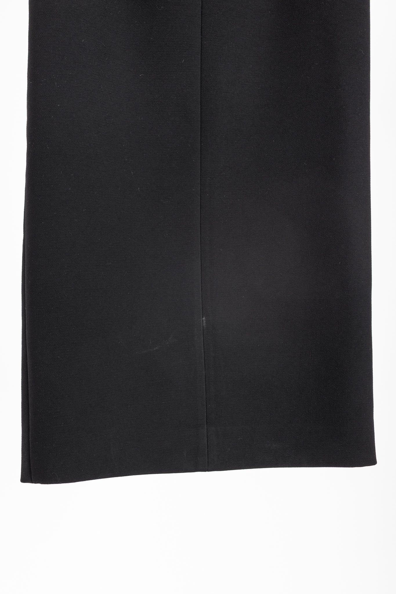 Balenciaga Black Crepe Back-Pleat Sleeveless Dress