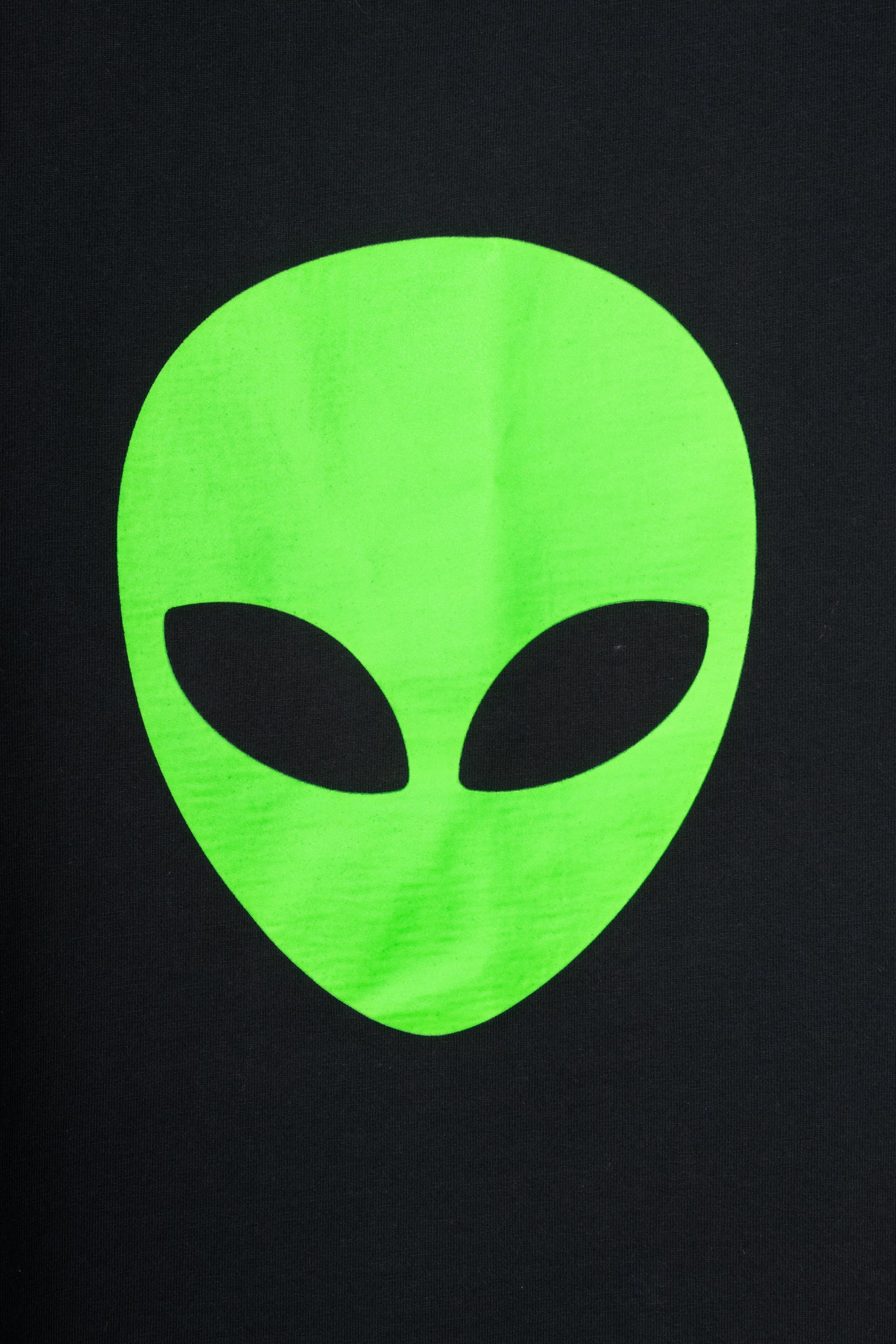Balenciaga Black Alien-Graphic Distressed Cotton T-Shirt
