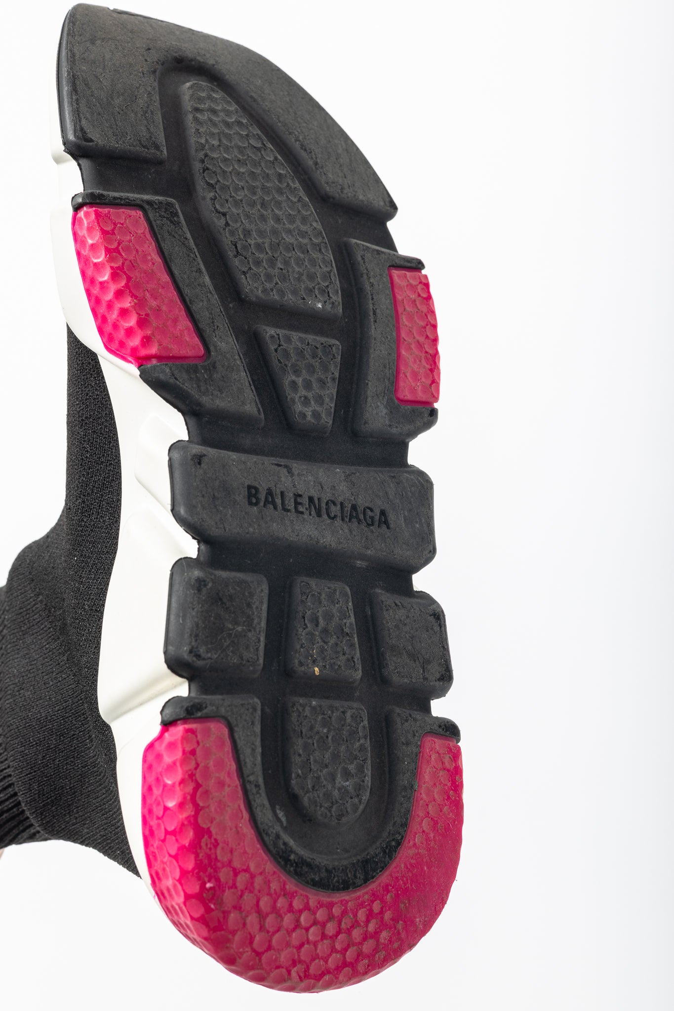 Balenciaga Speed "Black Pink" Knit Sock Trainers