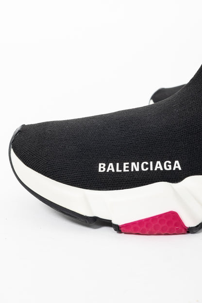 Balenciaga Speed "Black Pink" Knit Sock Trainers