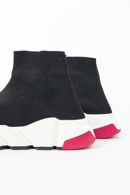 Balenciaga Speed "Black Pink" Knit Sock Trainers