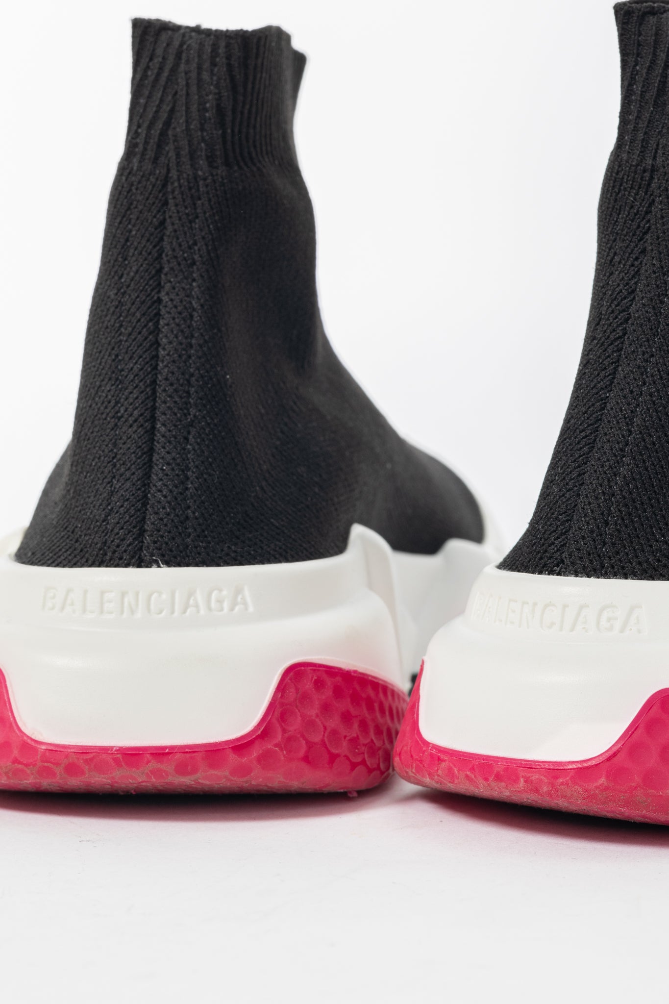 Balenciaga Speed "Black Pink" Knit Sock Trainers