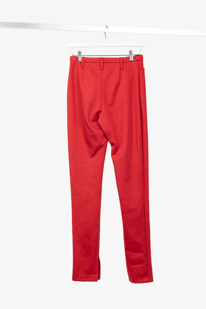 Balenciaga Resort 2017 Red High-Waisted Skinny Pants