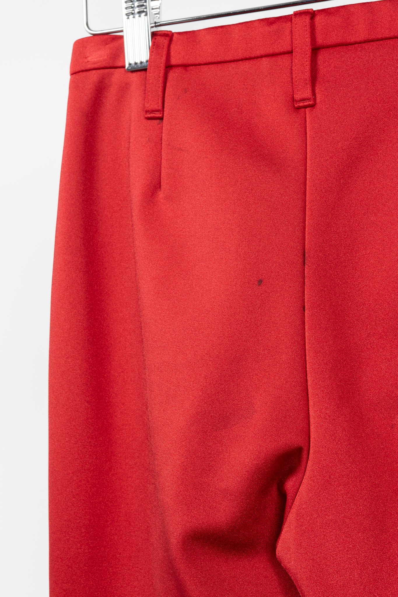 Balenciaga Resort 2017 Red High-Waisted Skinny Pants