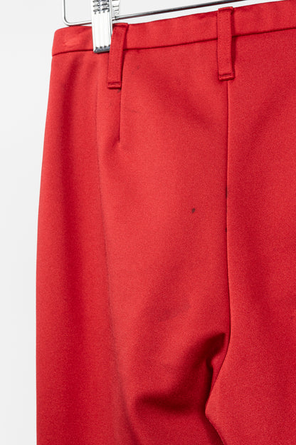Balenciaga Resort 2017 Red High-Waisted Skinny Pants