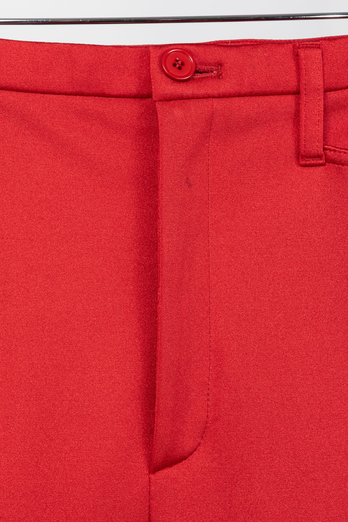 Balenciaga Resort 2017 Red High-Waisted Skinny Pants