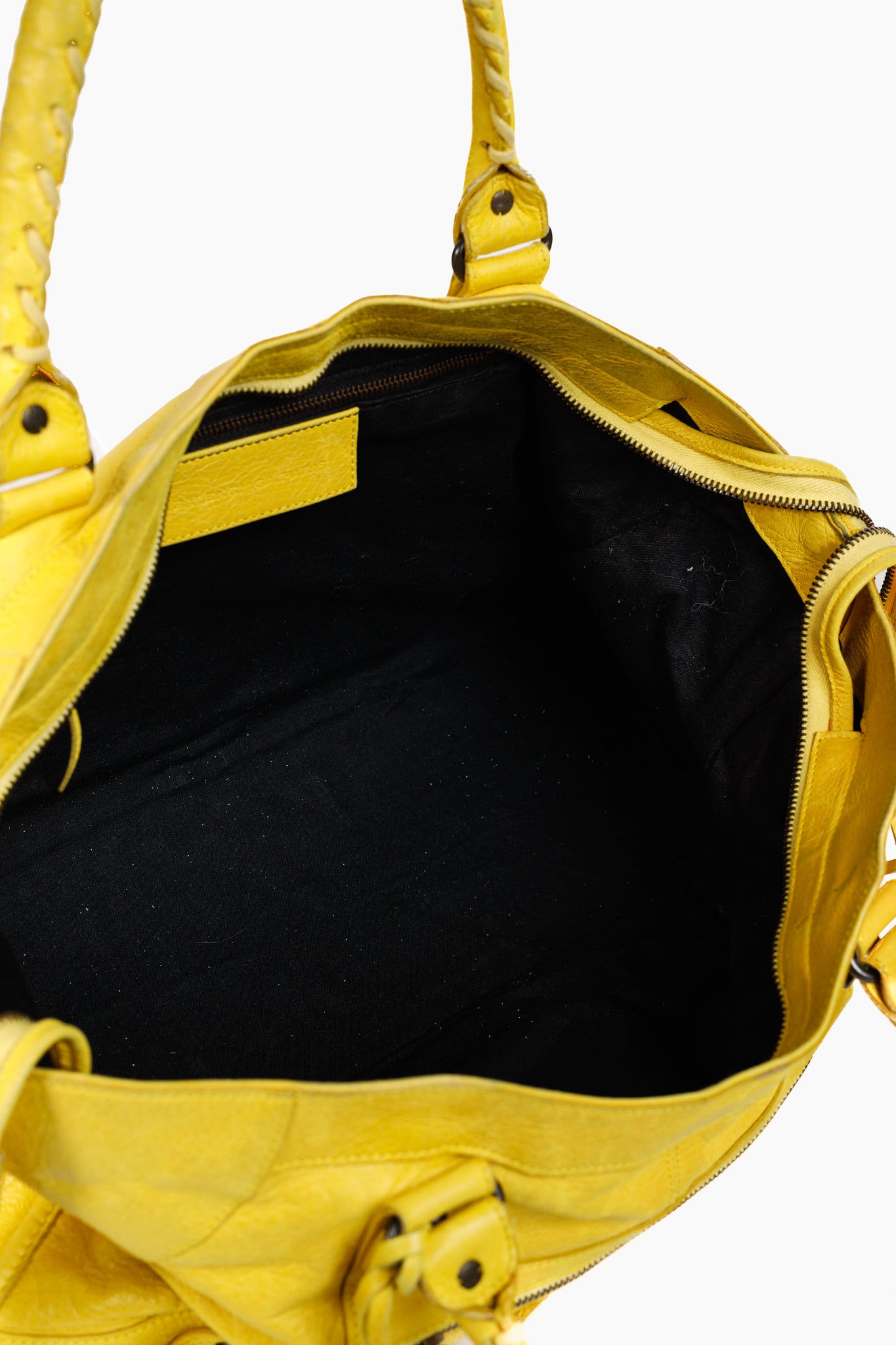 Balenciaga Part Time Mimosa Leather Tassel Shoulder Bag
