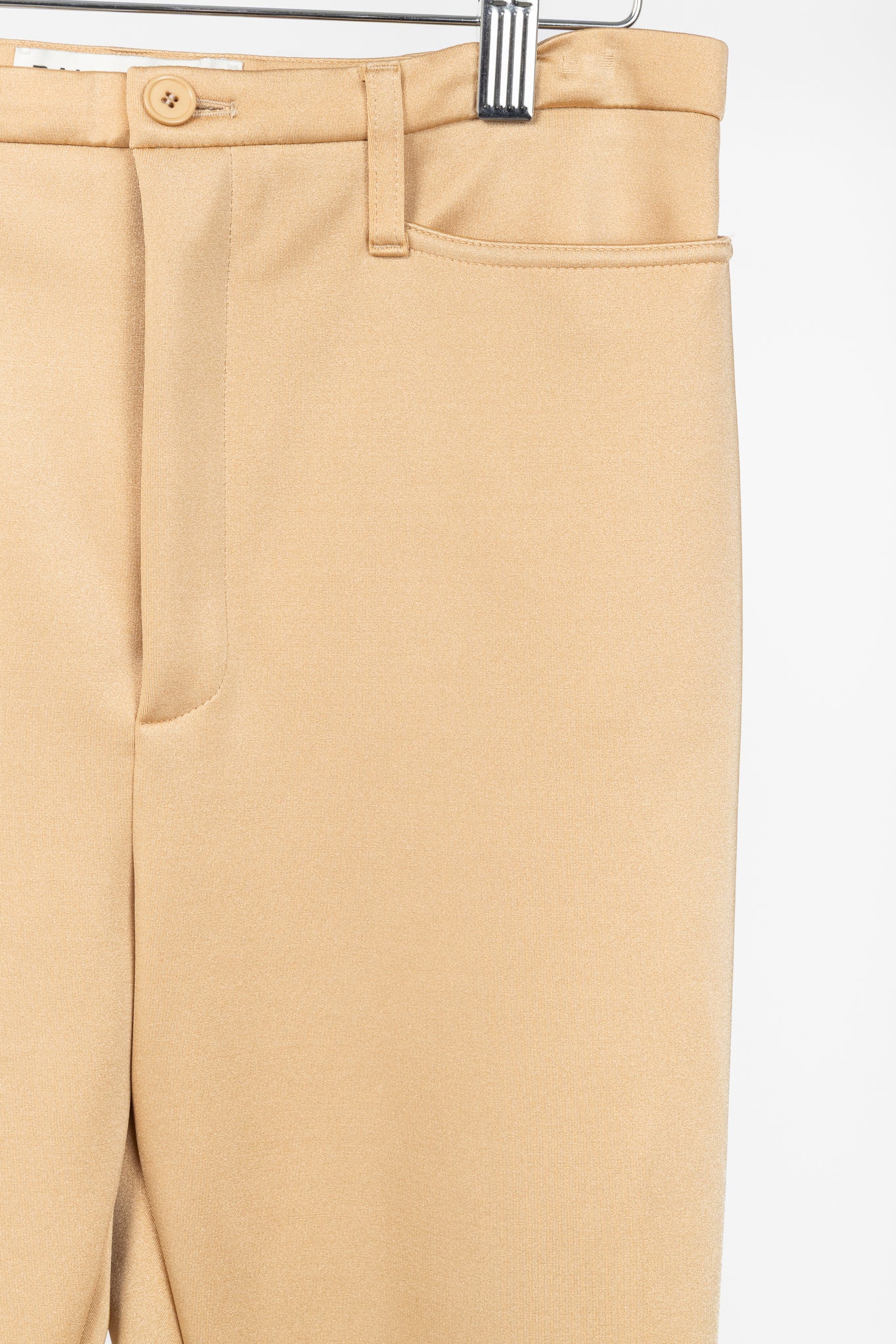 Balenciaga Resort 2017 Beige High-Waisted Skinny Pants