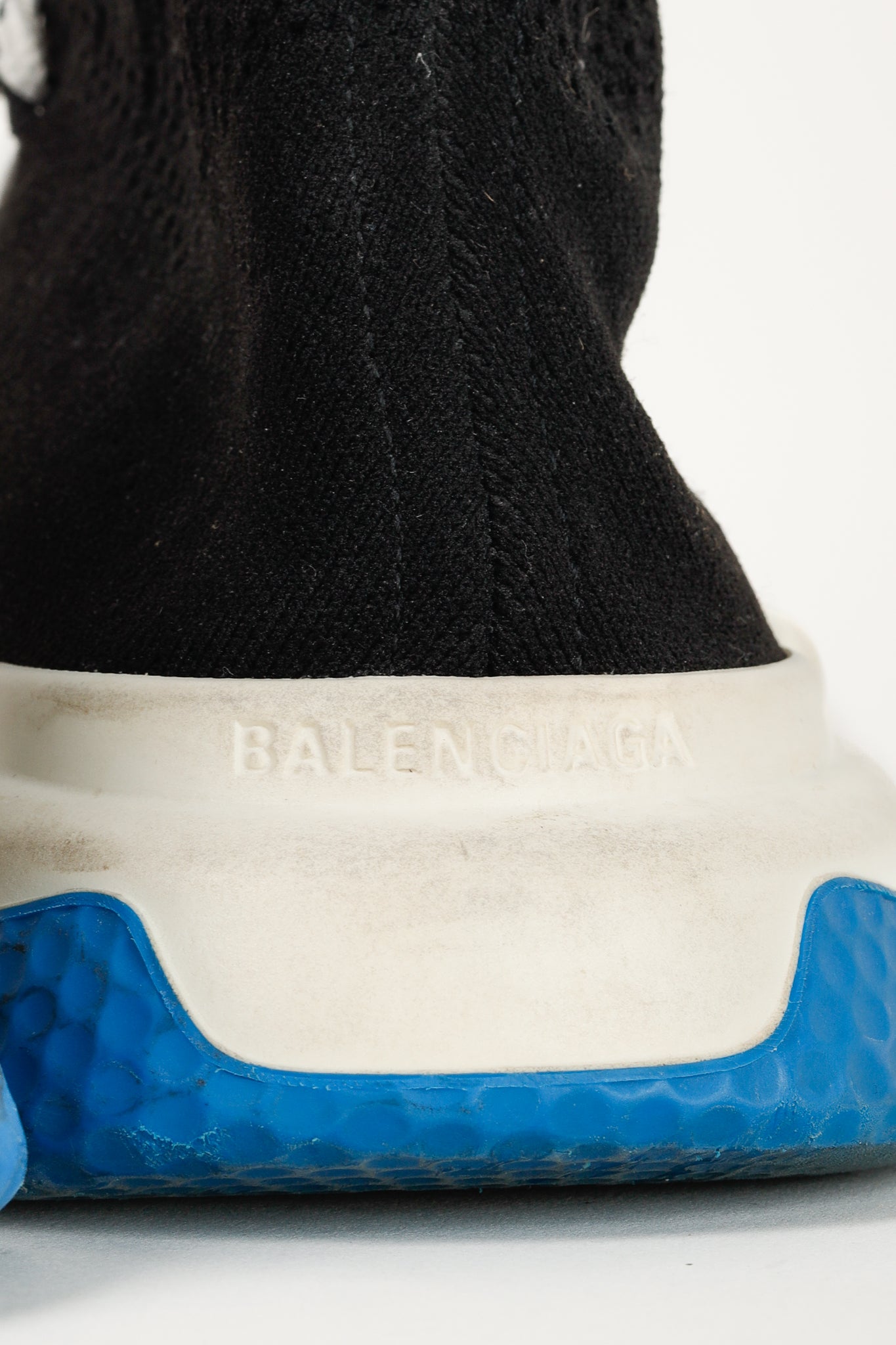 Balenciaga Speed Black Knit Lace-Up High-Top Sneakers
