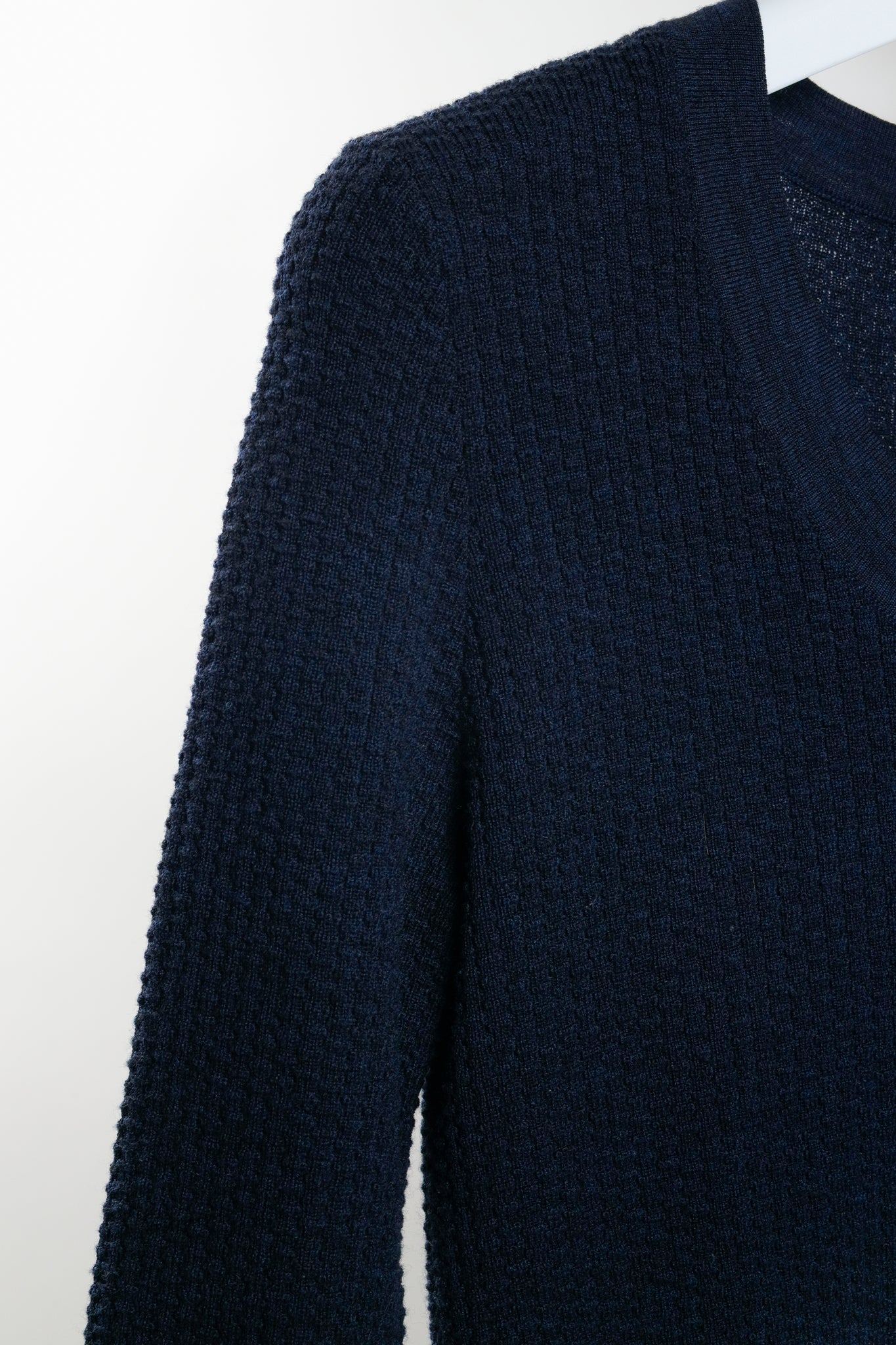 balenciaga sweater dress Balenciaga Navy Blue Knit Sweater Dress – Blogger Armoire