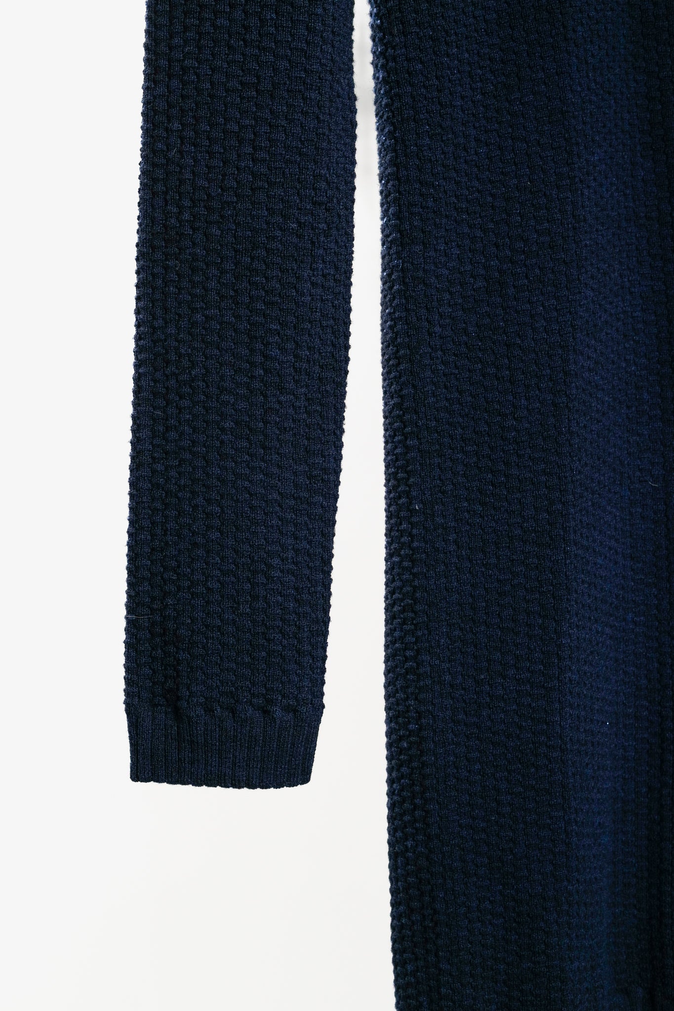 Balenciaga Navy Blue Knit Sweater Dress