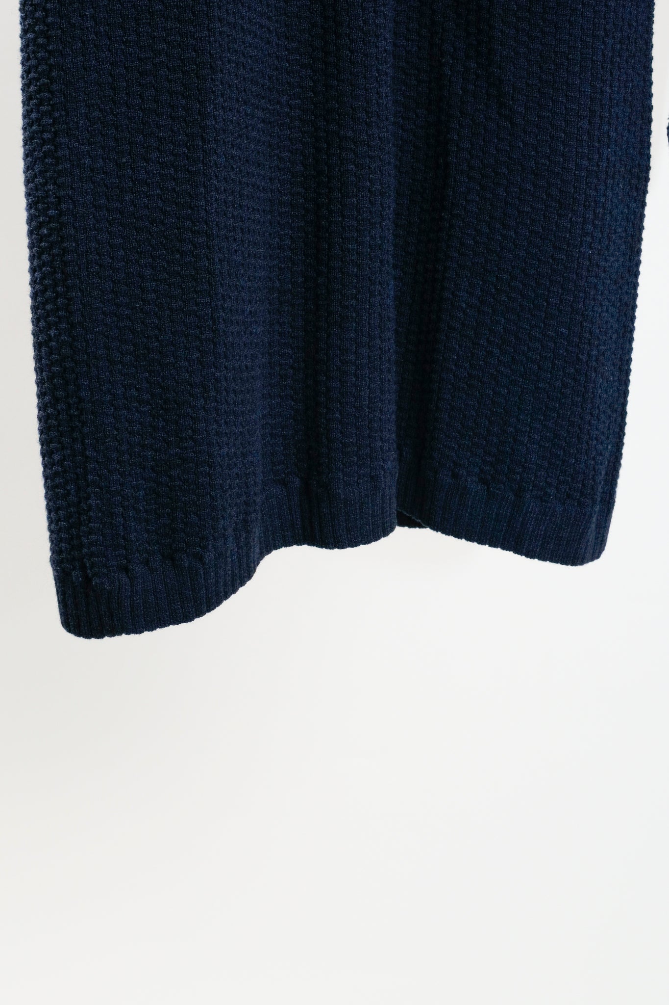 Balenciaga Navy Blue Knit Sweater Dress