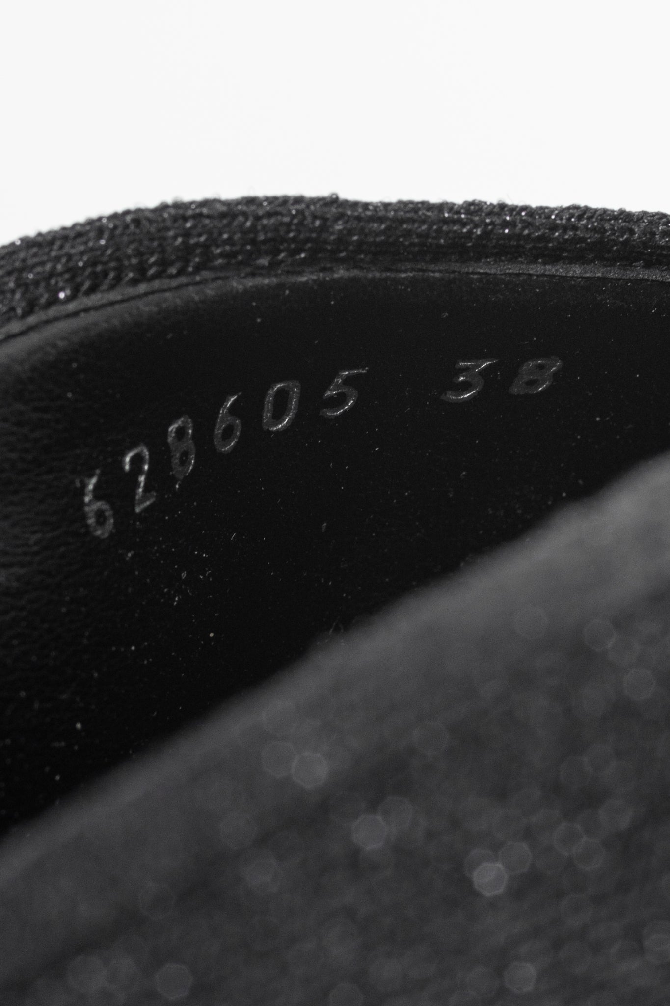 Balenciaga Black Glitter Knit Pointed-Toe Knife Mules