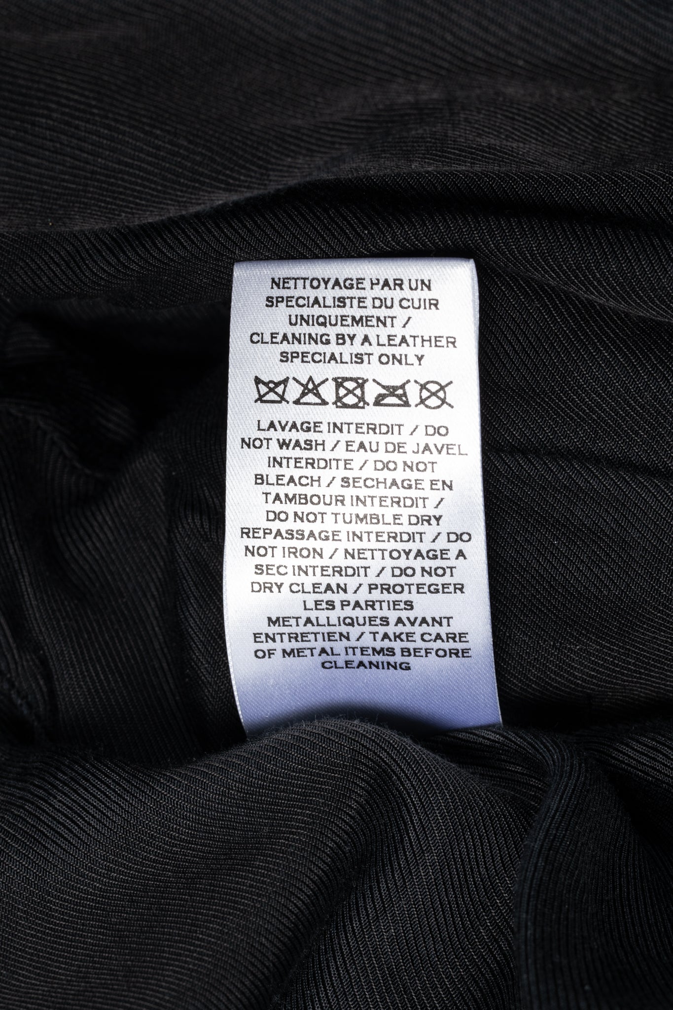 Balmain Black Lambskin-Leather Quilted Biker Jacket