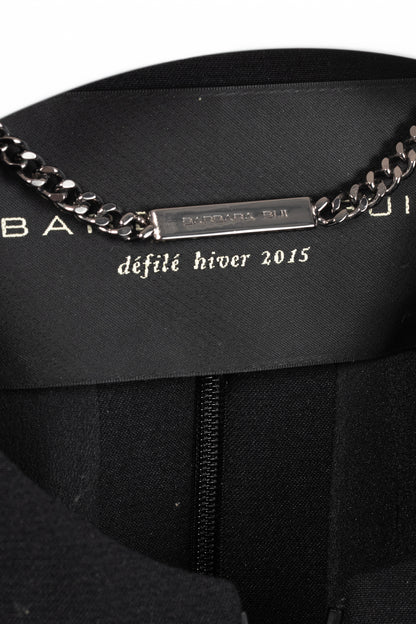 Barbara Bui AW/15 Runway Black Cropped Zip Jacket