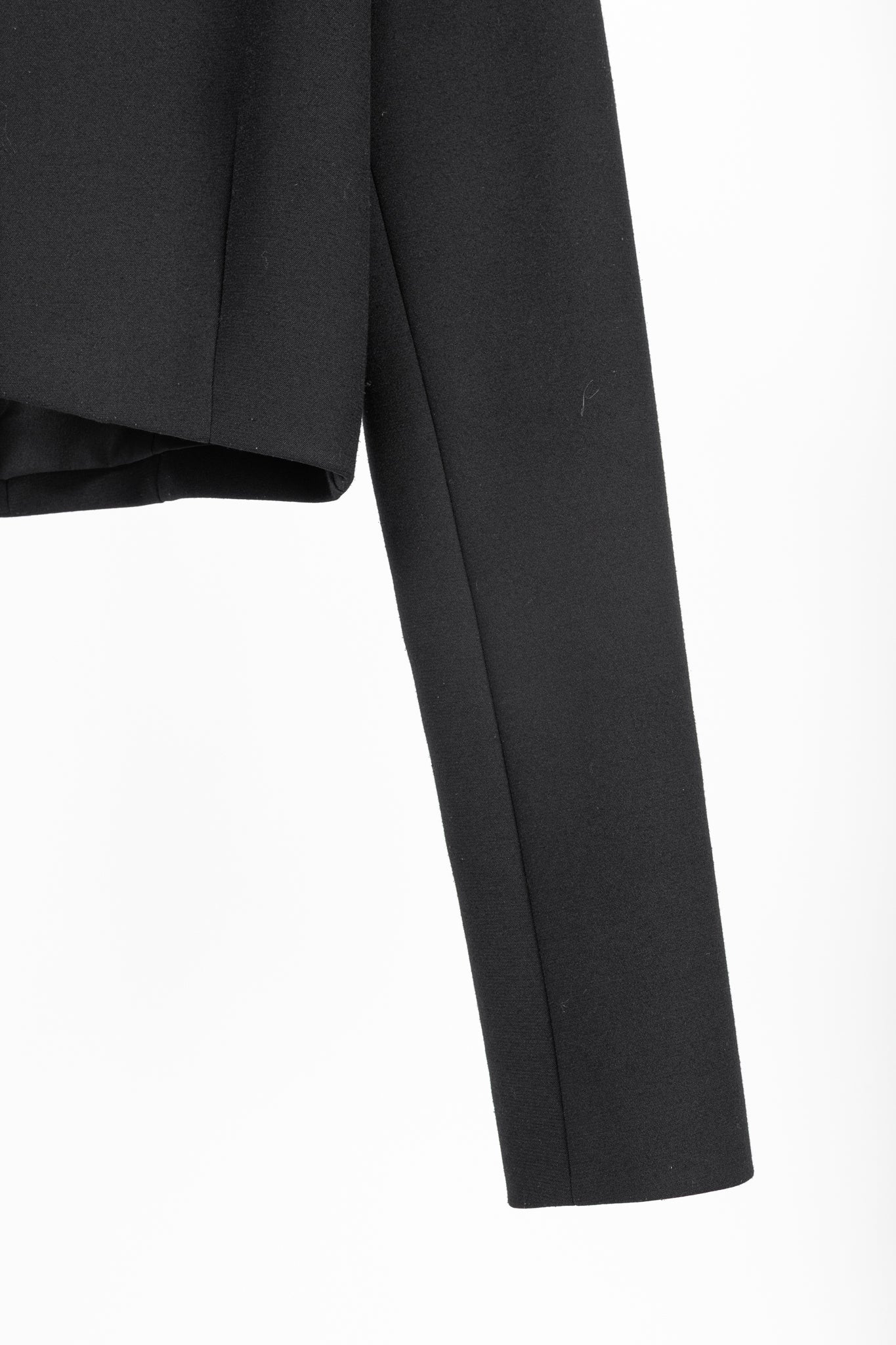 Barbara Bui AW/15 Runway Black Cropped Zip Jacket