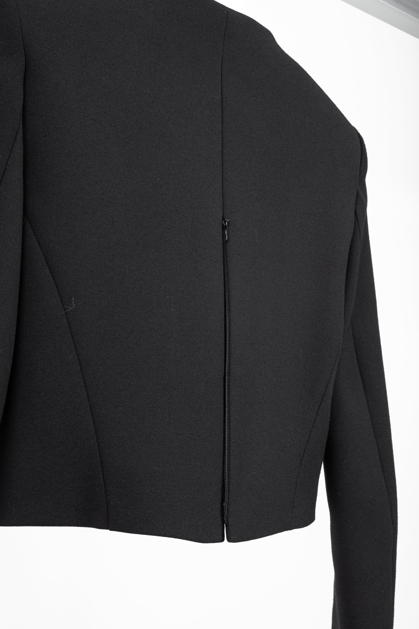 Barbara Bui AW/15 Runway Black Cropped Zip Jacket