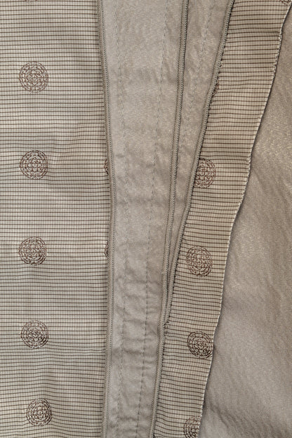 Beate Heymann Beige Taffeta Patchwork Bubble Midi Skirt