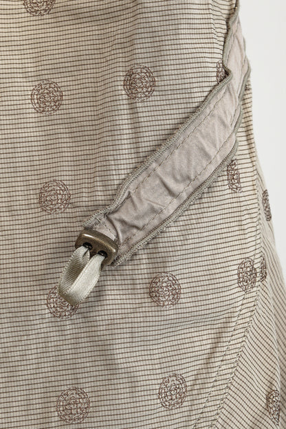 Beate Heymann Beige Taffeta Patchwork Bubble Midi Skirt