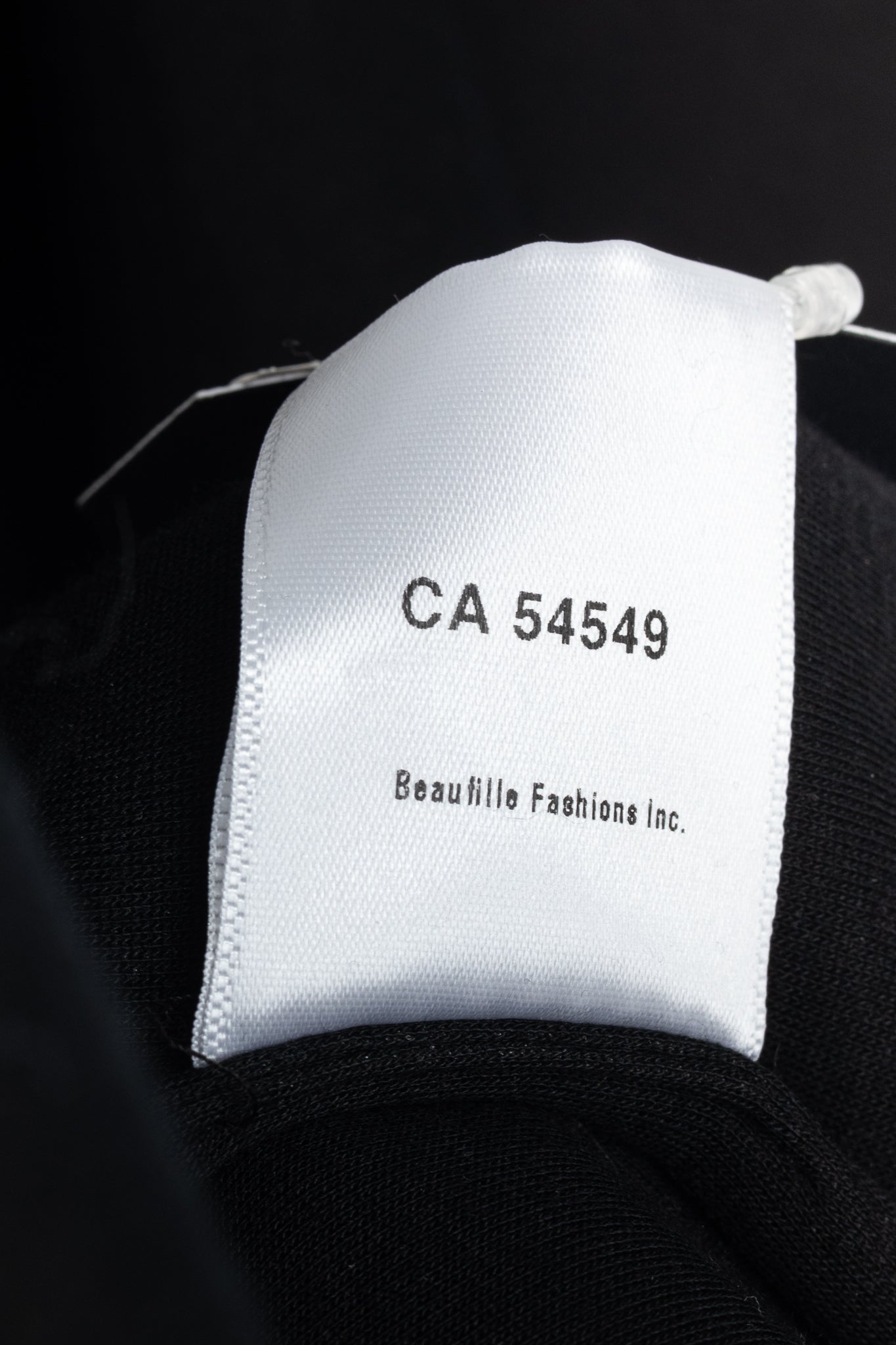 Beaufille Phoenix Black Modal-Neoprene Oversized Wrap Jacket