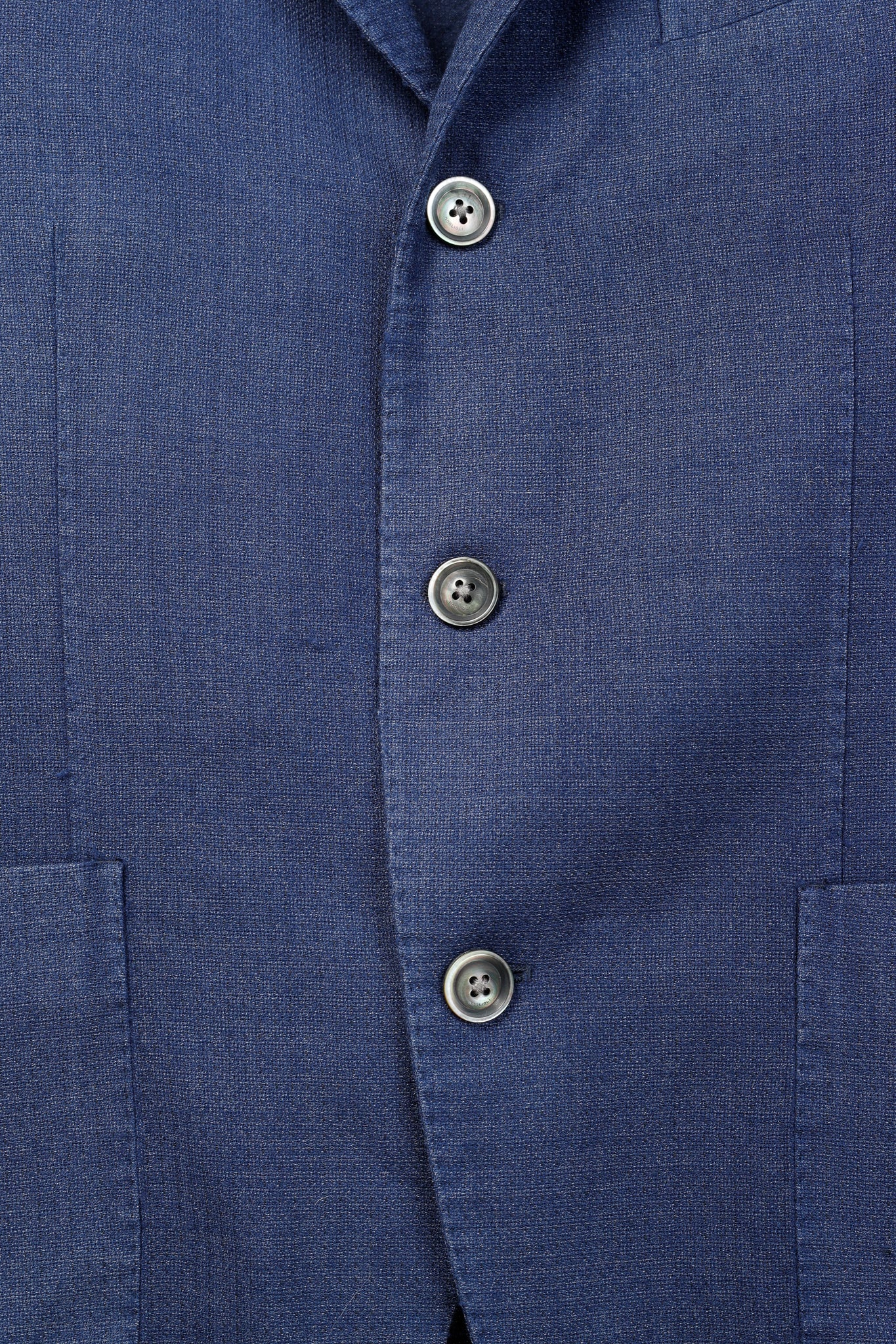 Boglioli Blue Wool & Silk Lightweight K-Jacket Blazer