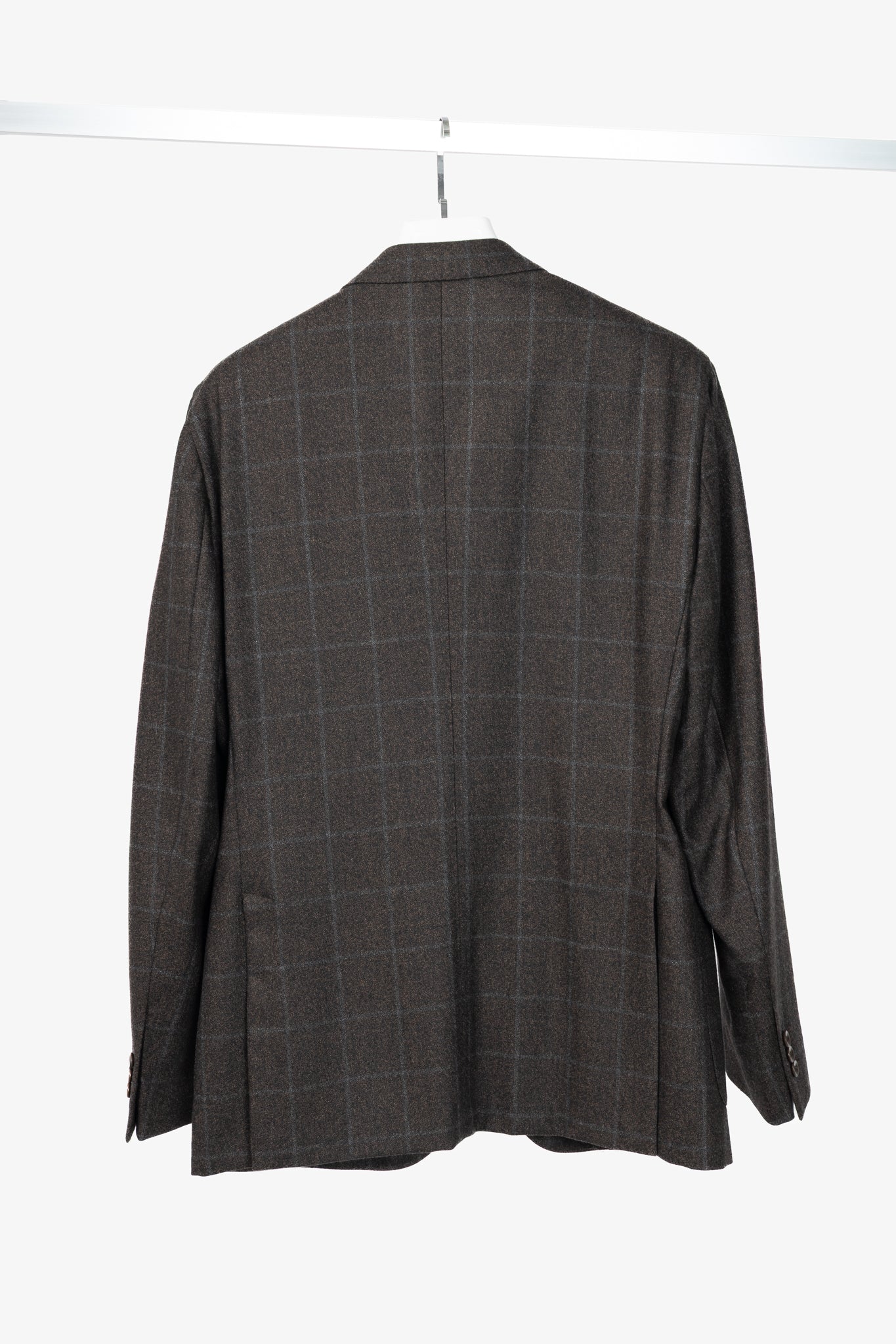 Boglioli Dover Brown Grid Wool-Flannel Blazer