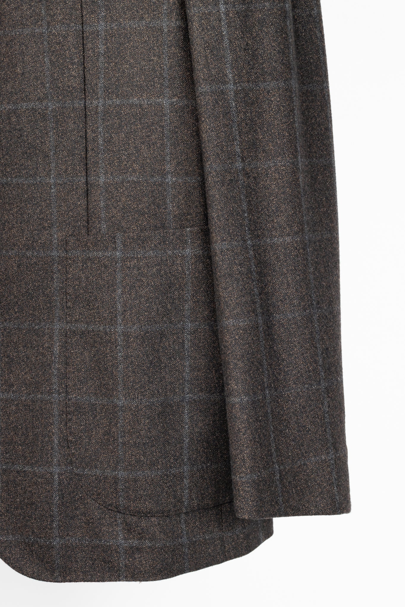 Boglioli Dover Brown Grid Wool-Flannel Blazer