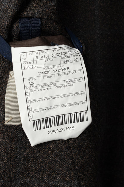 Boglioli Dover Brown Grid Wool-Flannel Blazer