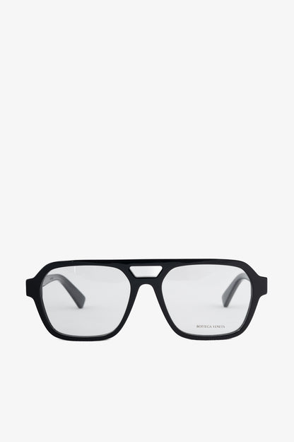 Bottega Veneta BV1336OA Black Acetate Aviator Glasses