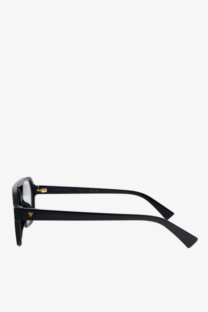 Bottega Veneta BV1336OA Black Acetate Aviator Glasses