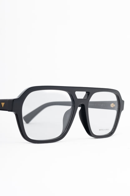 Bottega Veneta BV1336OA Black Acetate Aviator Glasses
