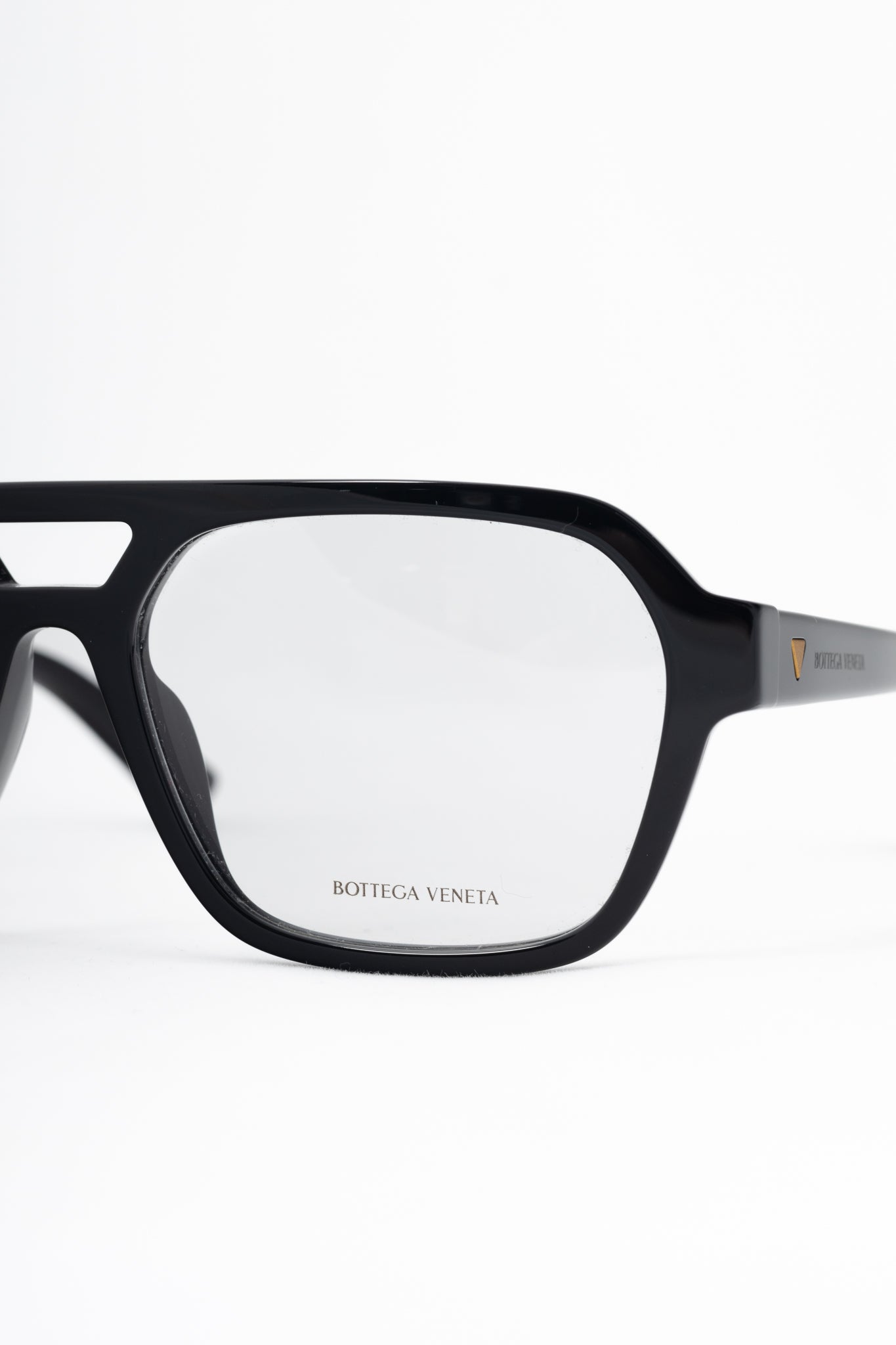 Bottega Veneta BV1336OA Black Acetate Aviator Glasses