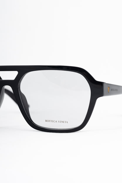 Bottega Veneta BV1336OA Black Acetate Aviator Glasses