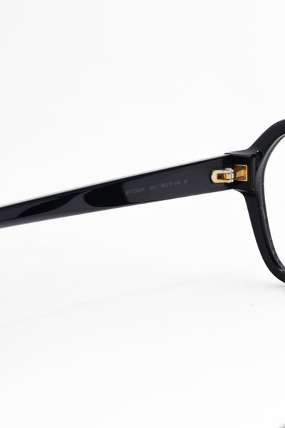 Bottega Veneta BV1336OA Black Acetate Aviator Glasses