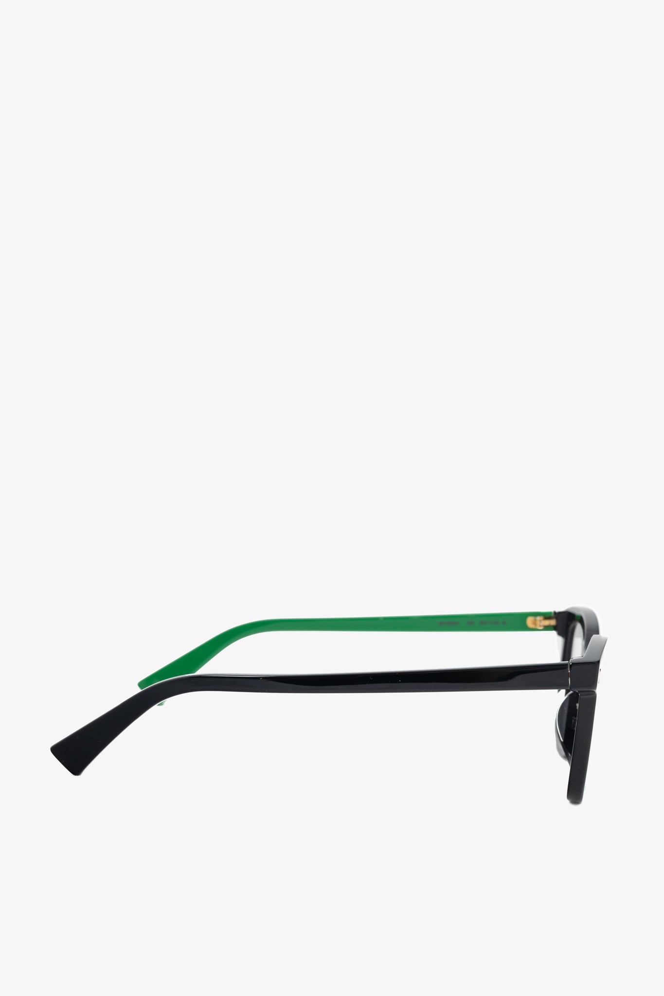 Bottega Veneta BV1229OA Black & Green Acetate Square Glasses