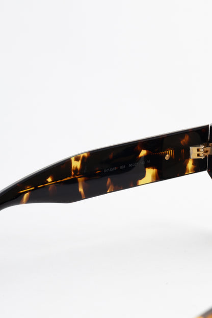 Bottega Veneta BV1357S Havana Tortoiseshell Oversized Square Sunglasses