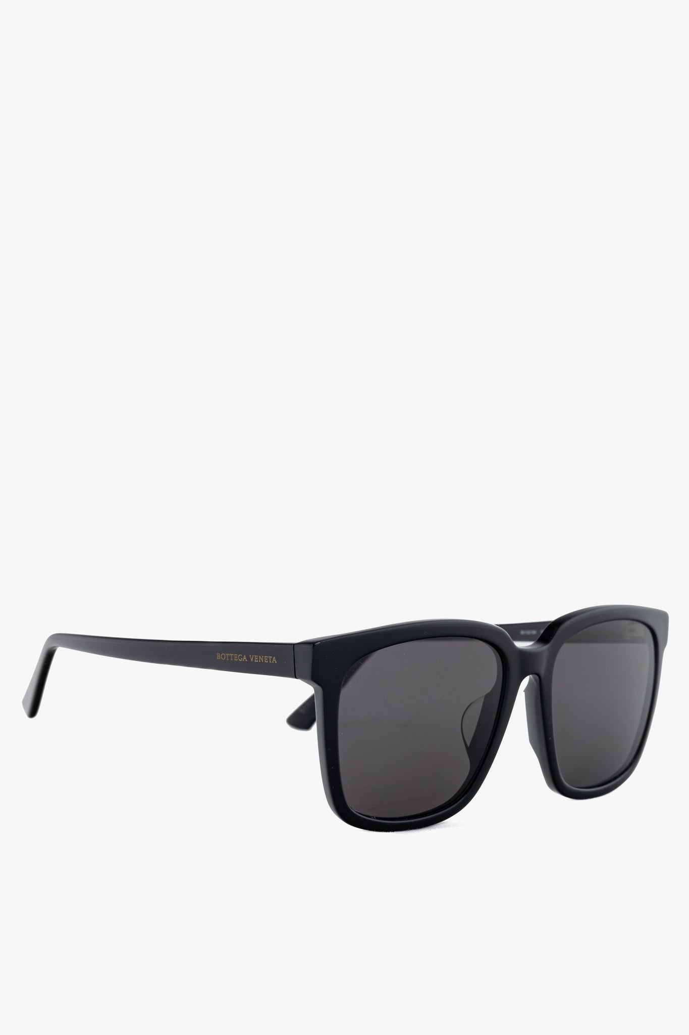 Bottega Veneta BV1021SK Black Square Acetate Sunglasses