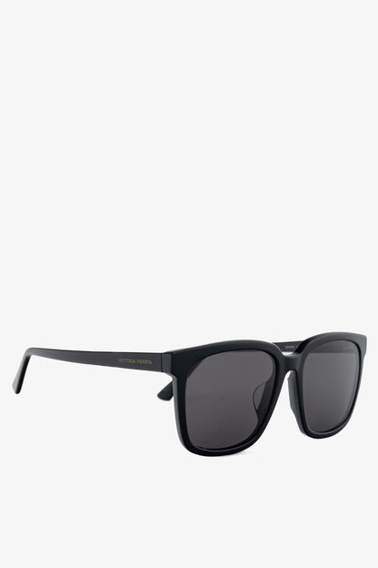 Bottega Veneta BV1021SK Black Square Acetate Sunglasses